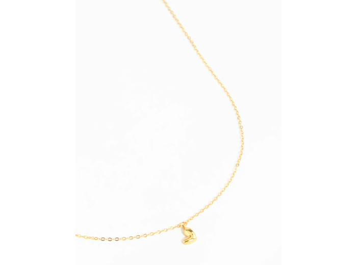 Gold Plated Sterling Silver Mini Heart Necklace