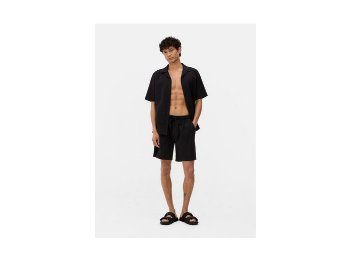 Short en seersucker texturé à coordonner