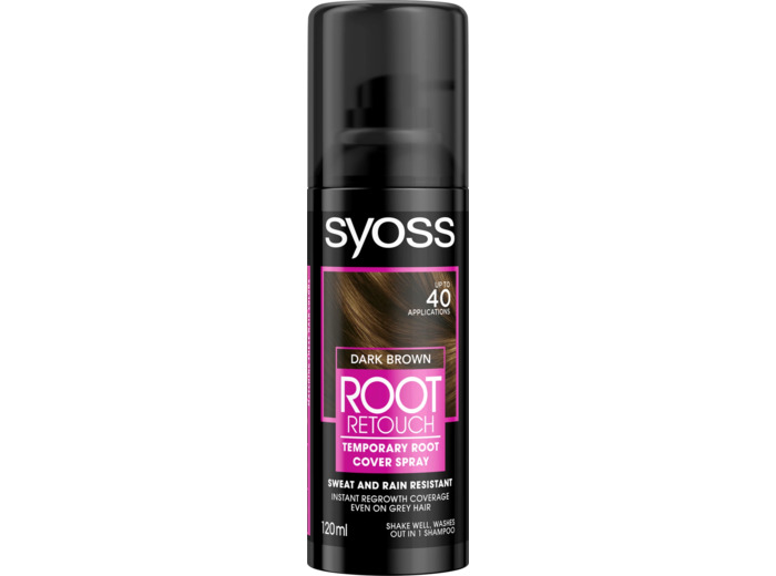 SYOSS HAIR SPRAY DARK BROWN