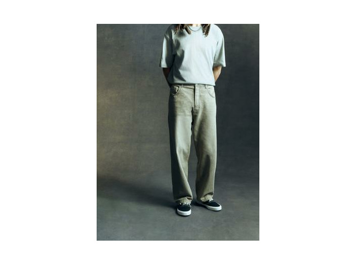 Jean baggy taille haute
