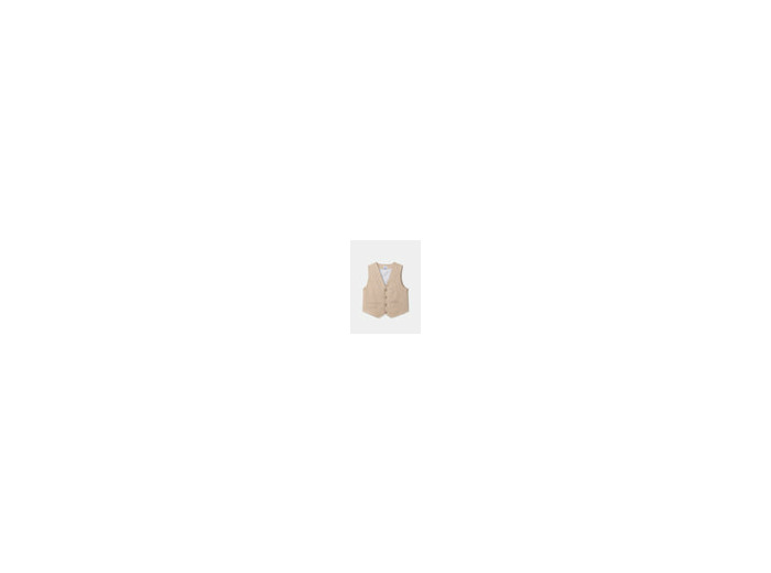 gilet beige sans manches pour garçons
