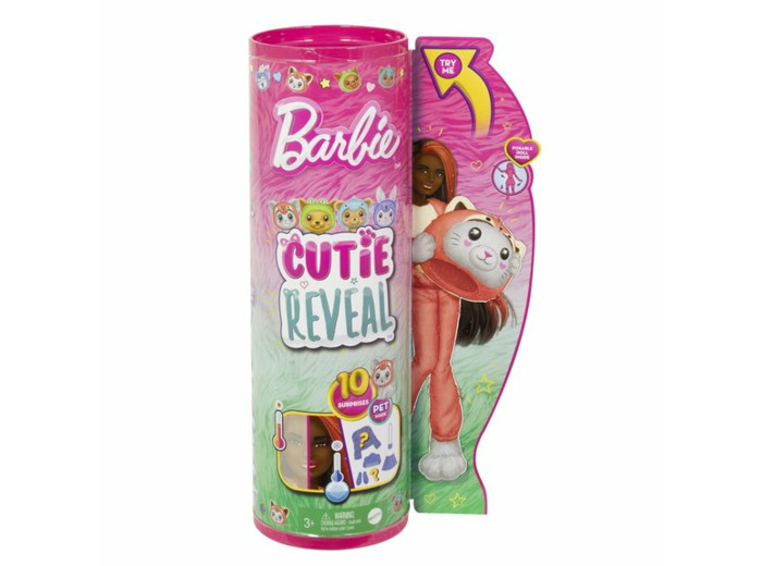 Barbie poupée cutie Reveal panda roux