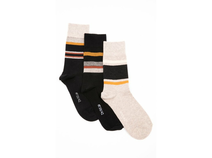 Lot De 3 Paires Chaussettes Ao Degrade