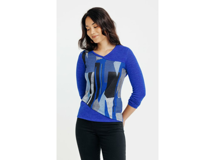 T-Shirt Manches Longues Col V