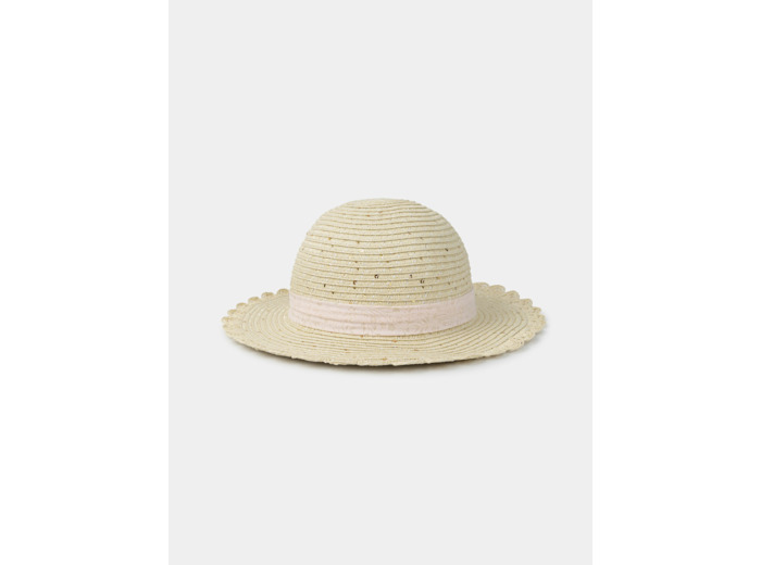 Chapeau de paille sequins