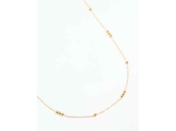 Waterproof Gold Plated Stainless Steel Beaded Waist Chain