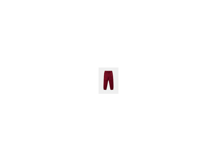Pantalon rouge à fermeture éclair