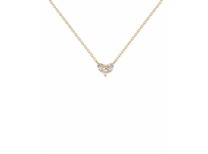 Collier et boucles d'oreilles Femme FOREVER Doré