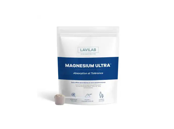 Lavilab Magnésium Ultra Poudre à Diluer Sachet/190g