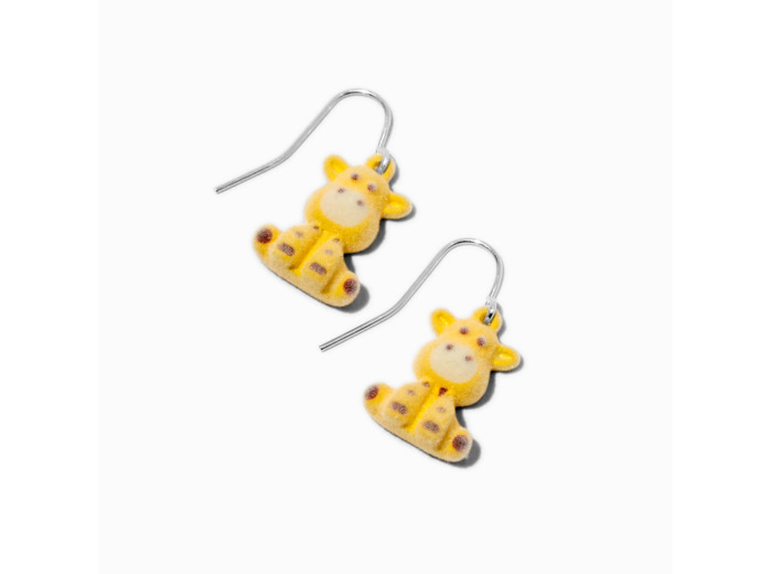 Pendantes girafe duveteuses