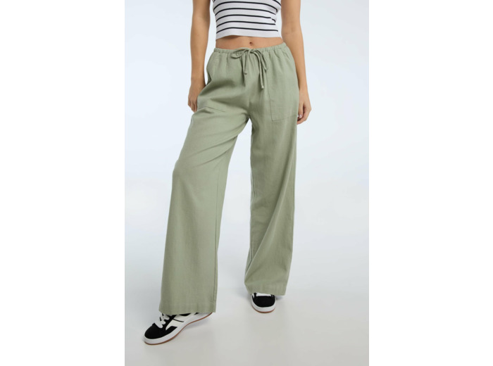 Pantalon en lin mélangé