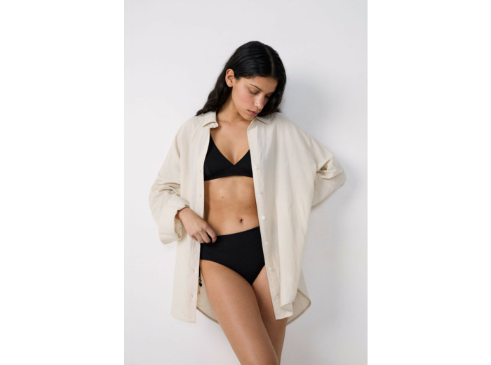Chemise longue de plage