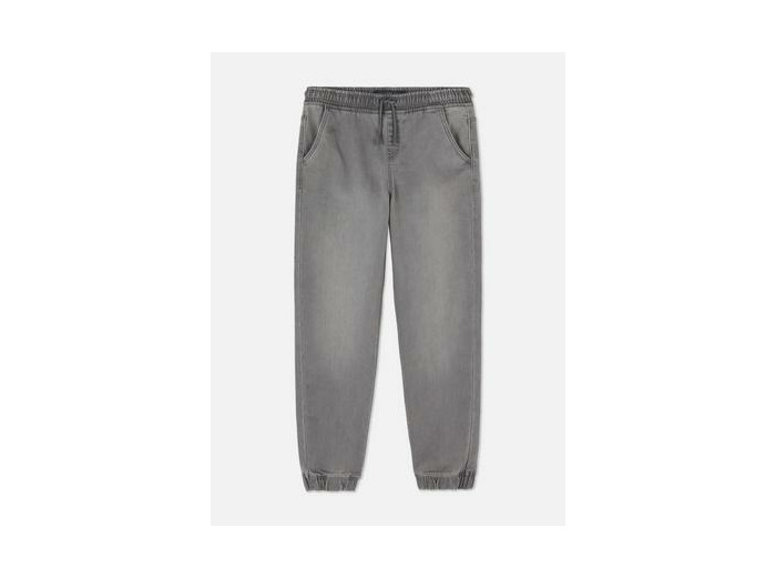 7-15 ans | Bas de jogging en jean à revers