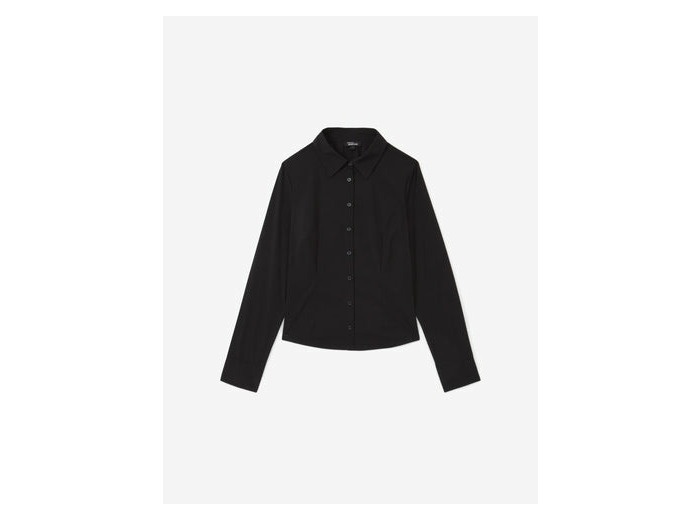 Chemise ajustée noire