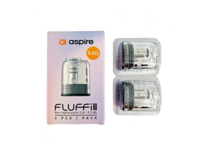 Pack de 2 Pods 3.5ml + résistance Fluffi Aspire