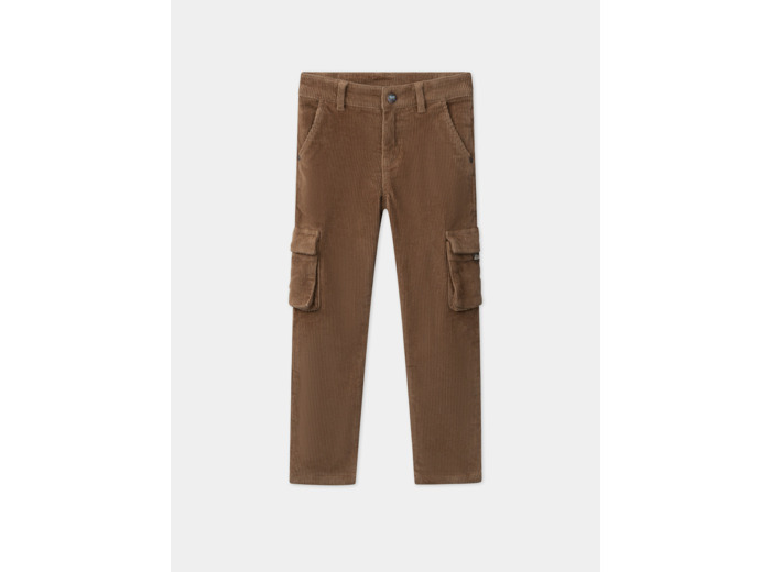 Pantalon en velours noisette