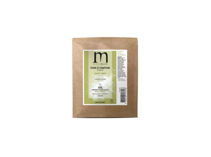 Poudre de shampoing - cheveux gras