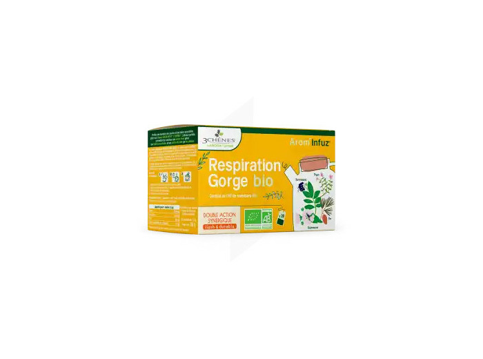 Arom’infuz Respiration Gorge 20 Sachets