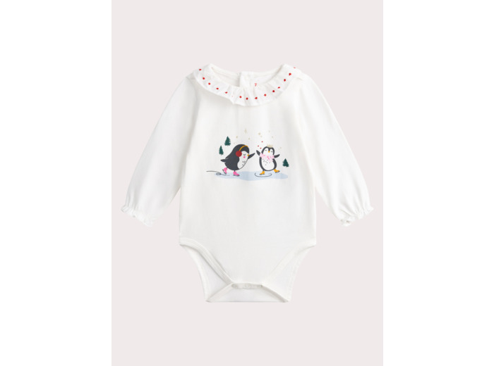 Body à animation hivernale pour bébé fille