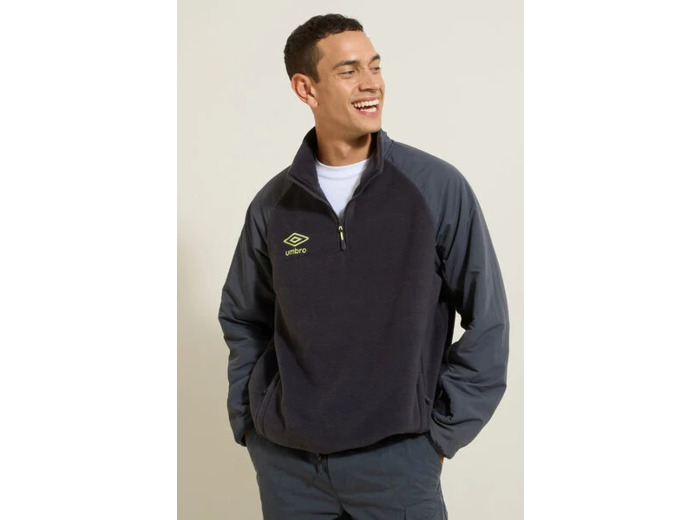 Sweat col montant Umbro by Jules - Noir/ Gris