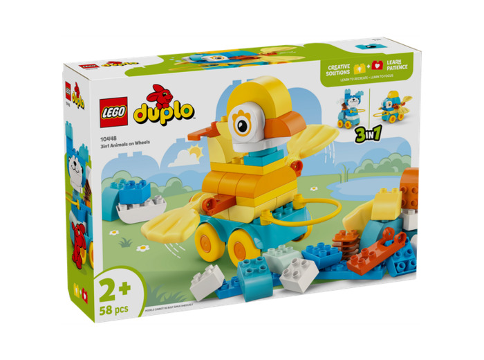 ANIMAUX SUR ROUES 3-EN-1 LEGO DUPLO MA VILLE 10448