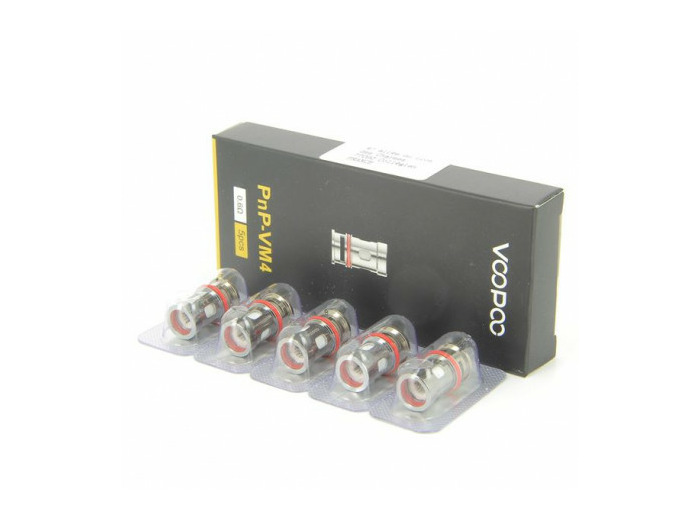 Pack de 5 résistances Pnp-VM4 0.6ohm Voopoo