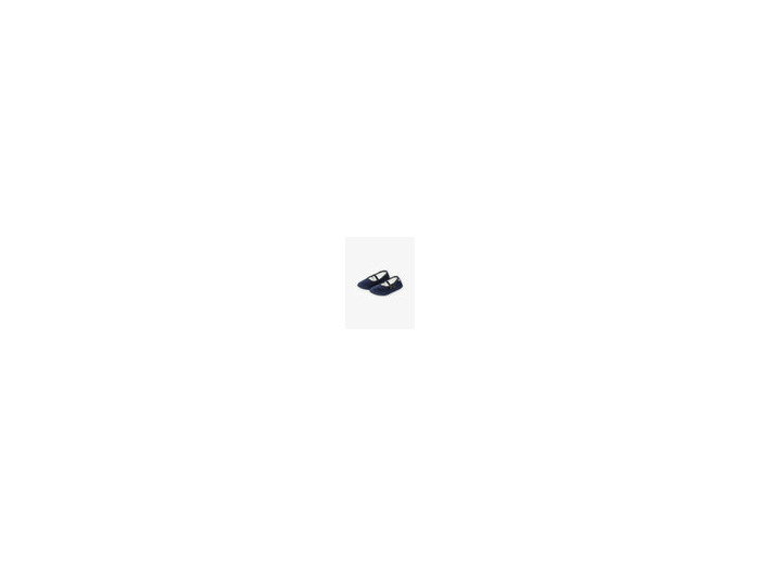Chaussons ballerines bleu nuit