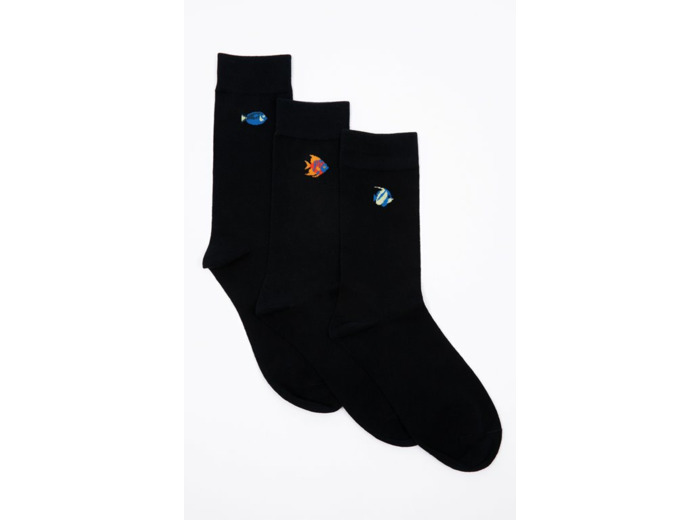 Lot 3 paires chaussettes homme