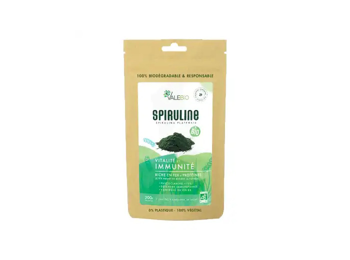 Valebio Spiruline En Poudre Bio 200g