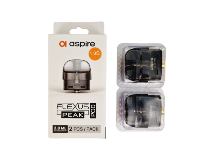 Pack de 2 Pods 3ml + résistance Flexus Peak Aspire