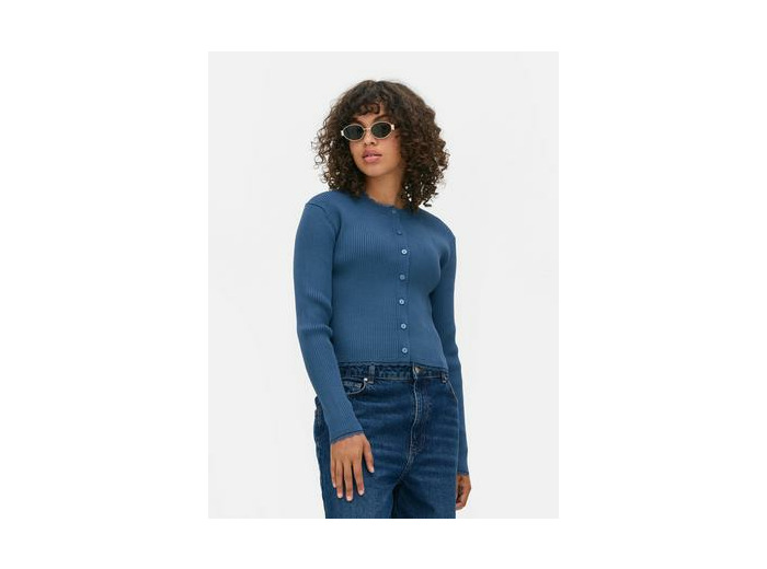 Gilet à finitions en dentelle