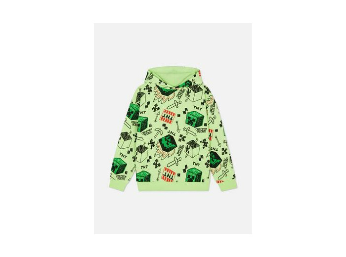 Sweat à capuche graphique Minecraft