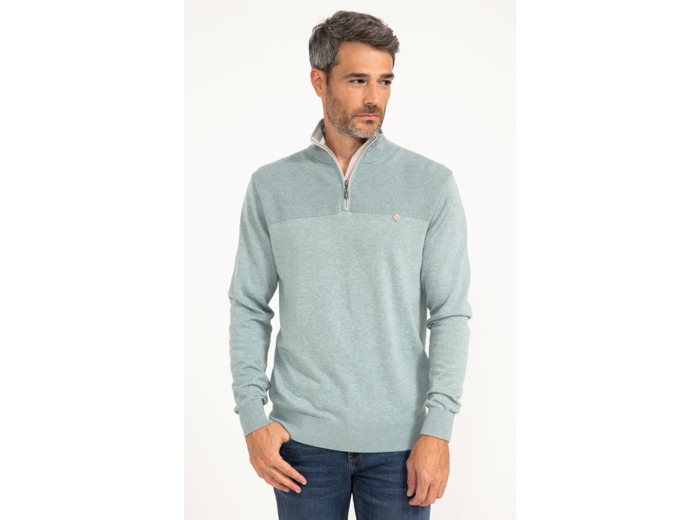 Pull col montant uni Contrast