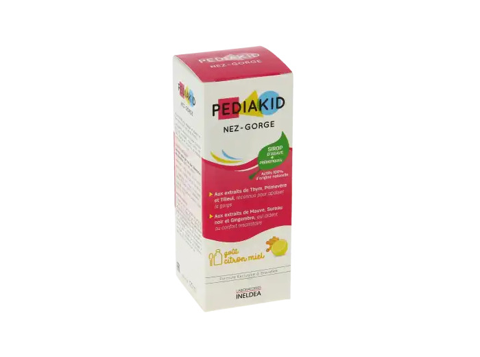 Pédiakid Nez Gorge Sirop Miel Citron 125ml