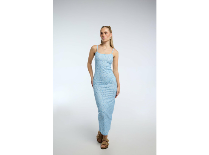 Robe midi tissée