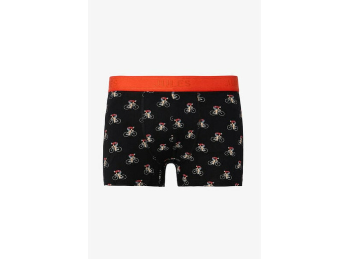 Boxer fantaisie en coton - Noir