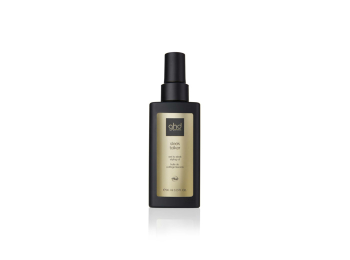 Huile de coiffage lissante ghd...