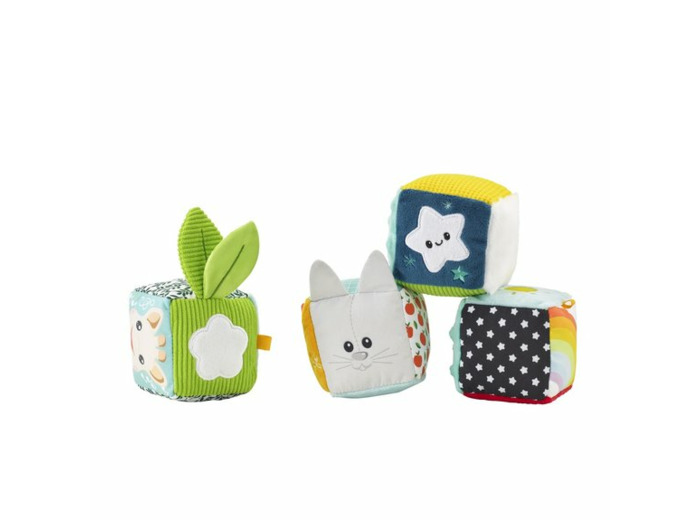4 cubes multi-activités Sophie la girafe