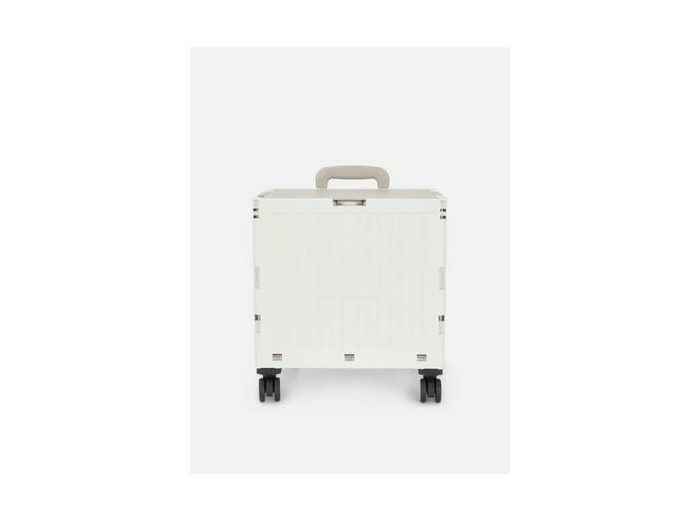 Caisse pliable à roulettes