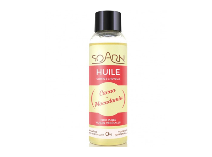 SOARN HUILE CACAO MACADAMIA 100ML PARAFINE S