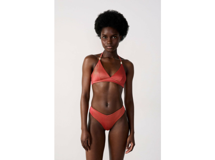 Triangle haut de maillot pailleté