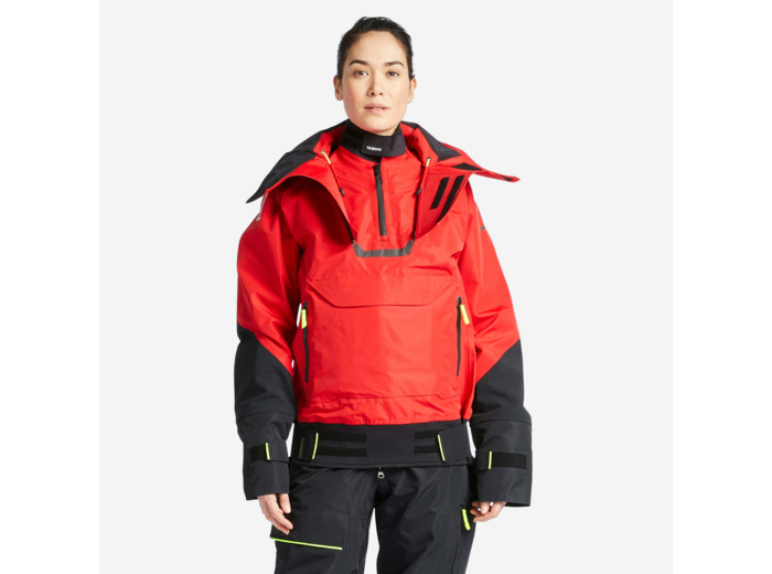 Vareuse de quart voile Offshore 900 Mixte rouge