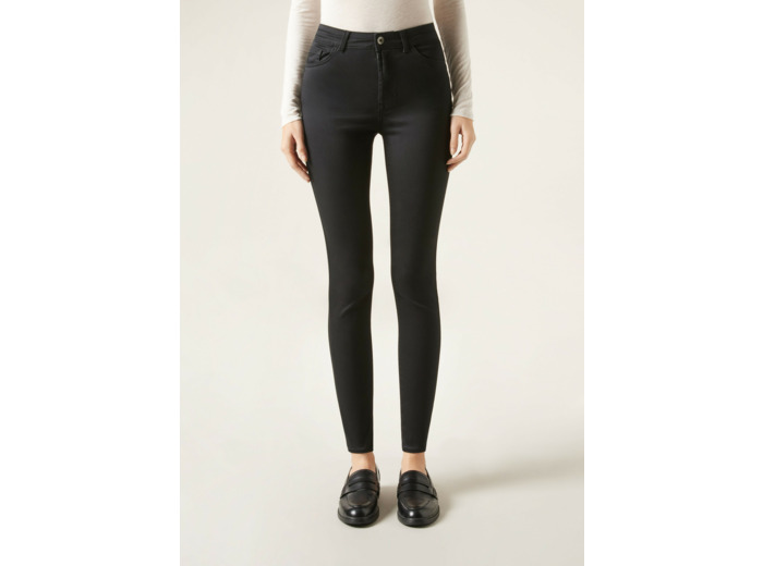 Jeans push-up skinny taille haute Soft Touch