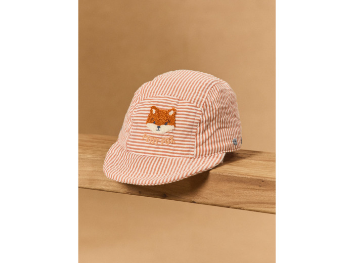 Casquette rayée