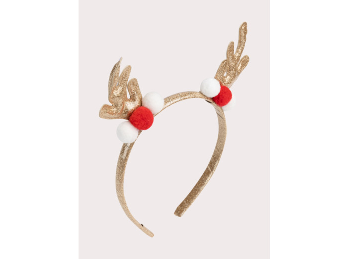 Serre-tête cerf de noël pour fille