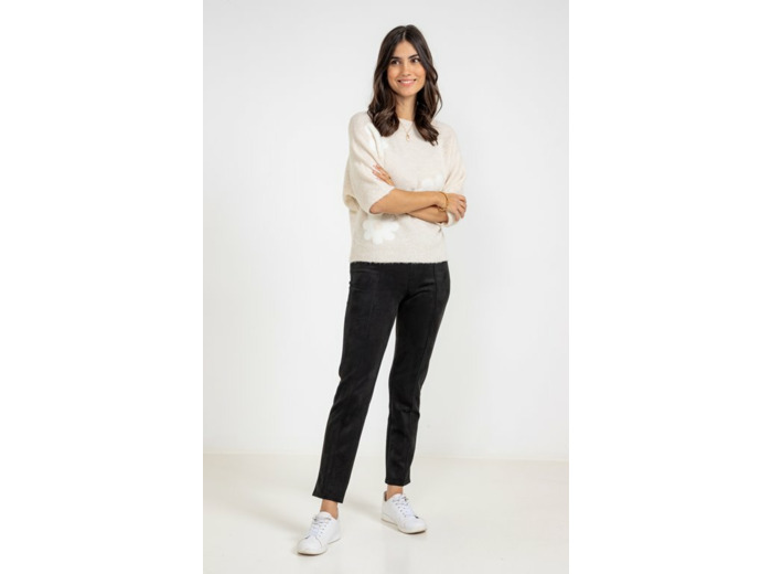 Legging Suédine Détail Clous