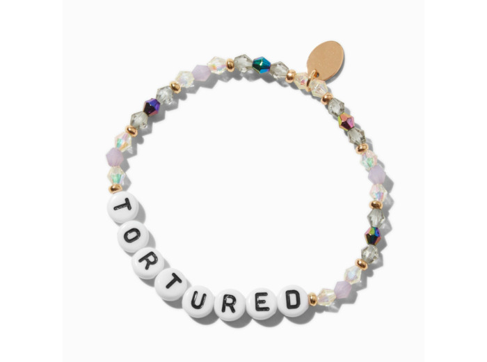 Bracelet élastique perlé « Tortured »