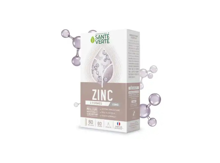 Santé Verte Zinc 15 Mg Gélules B/60