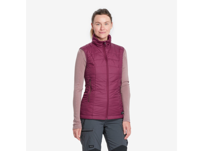 Doudoune sans manches synthétique de trek montagne - MT100 - Femme
