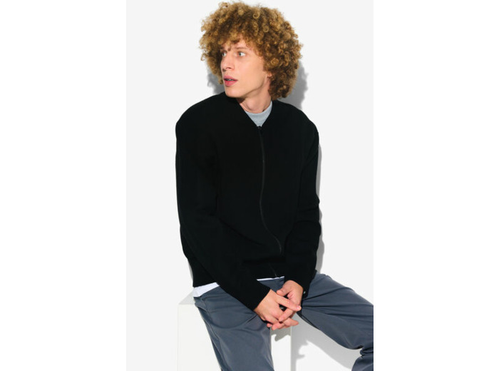 Gilet zippé col sport Performance by JULES - Noir